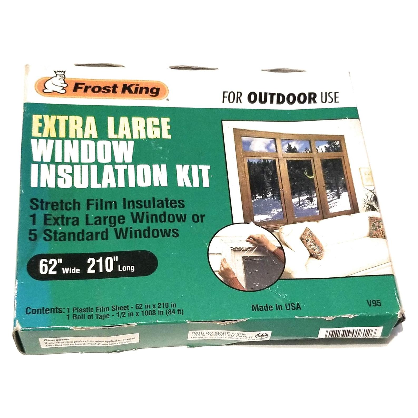 Kit de Aislamiento de Ventana Frost King V95H Extra Grande