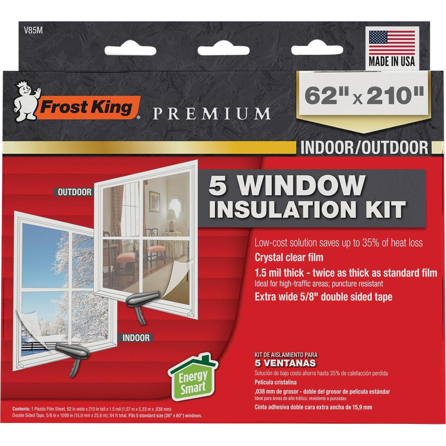Kit de Ventanas de Reducción Frost King V85M 157x533cm