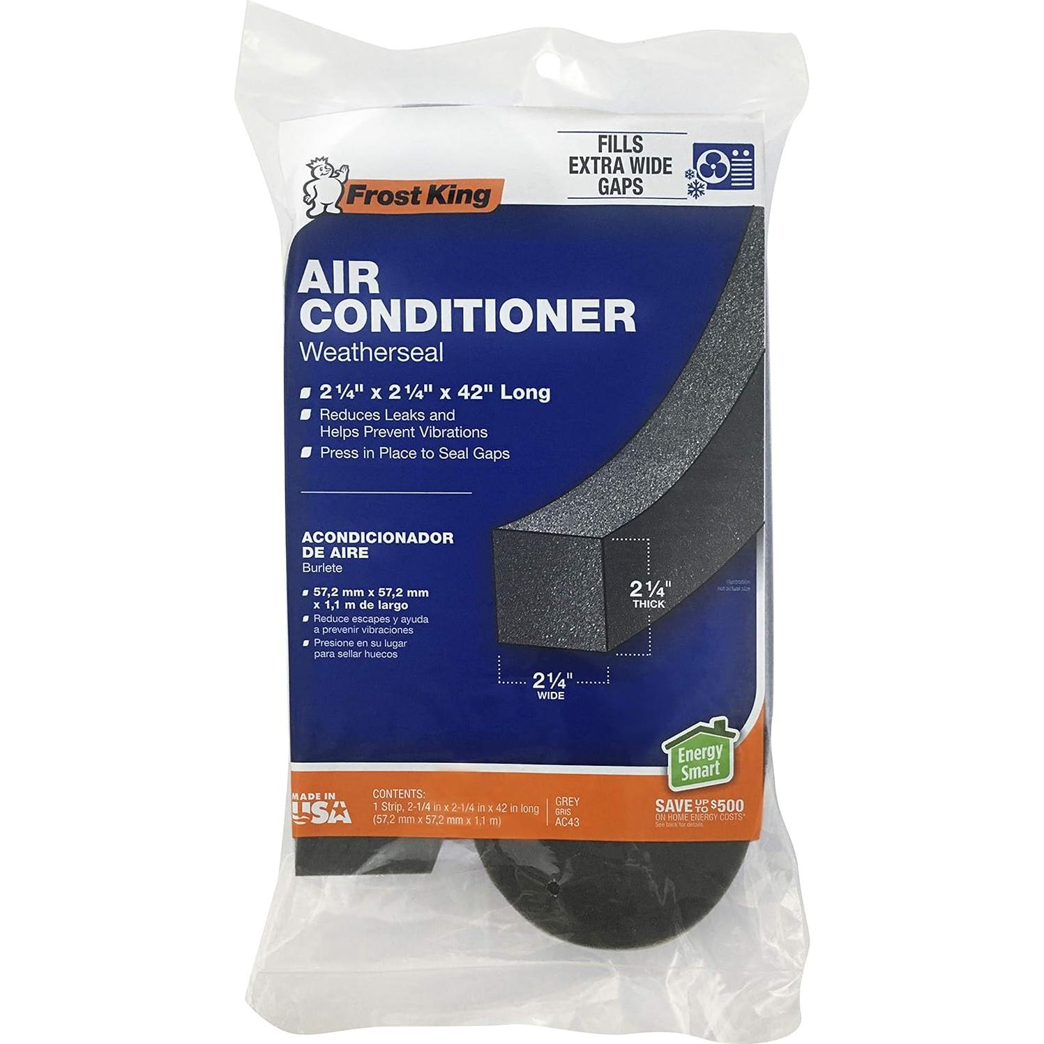 Cinta de Sellado para Aire Acondicionado Frost King AC43H 5.72 cm x 106.68 cm (Paquete de 2)