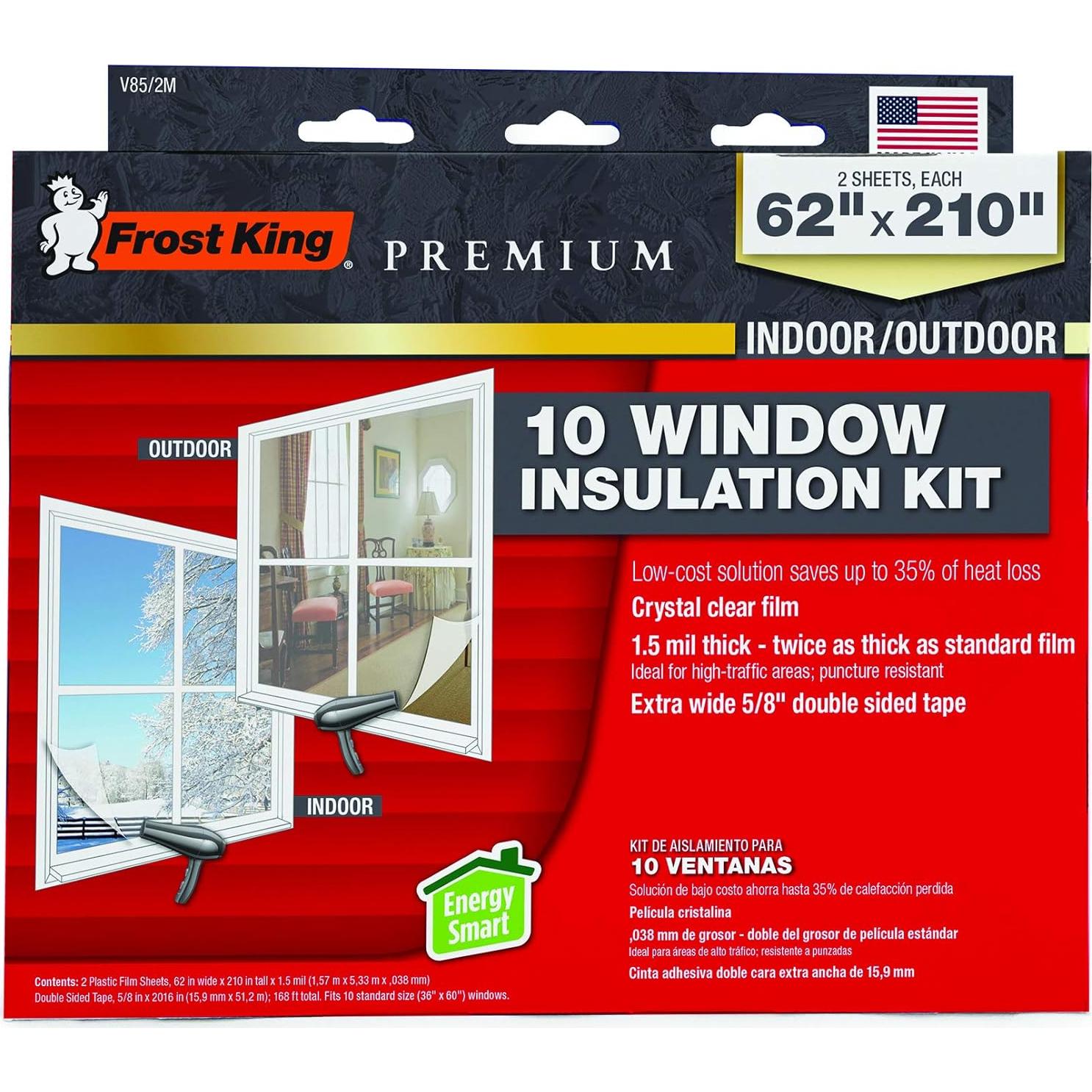 Kits de Ventanas Retráctiles Frost King V85/2M - 2 Paquete