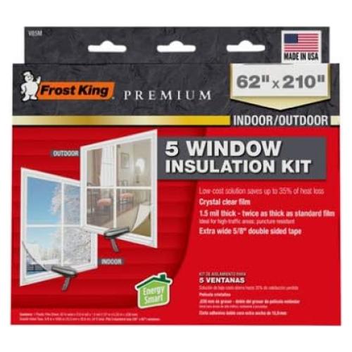 Kit Aislamiento Ventanas Frost King V85M XL 62x210cm 6 Pzas