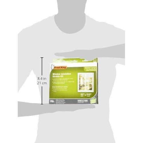 Frost King V95H - Burletes Transparentes 5.33m (Paquete de 2)