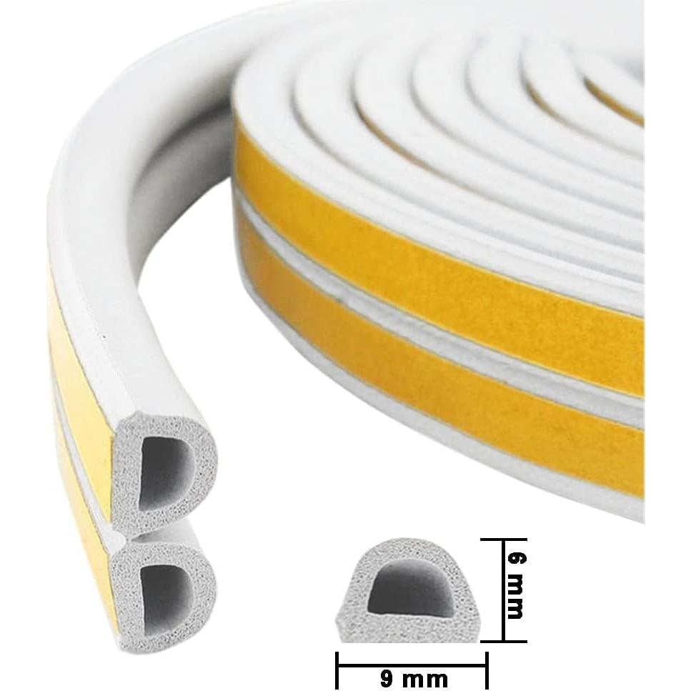 Cinta de Sellado Autoadhesiva UPSEN 10m Espuma D Blanca