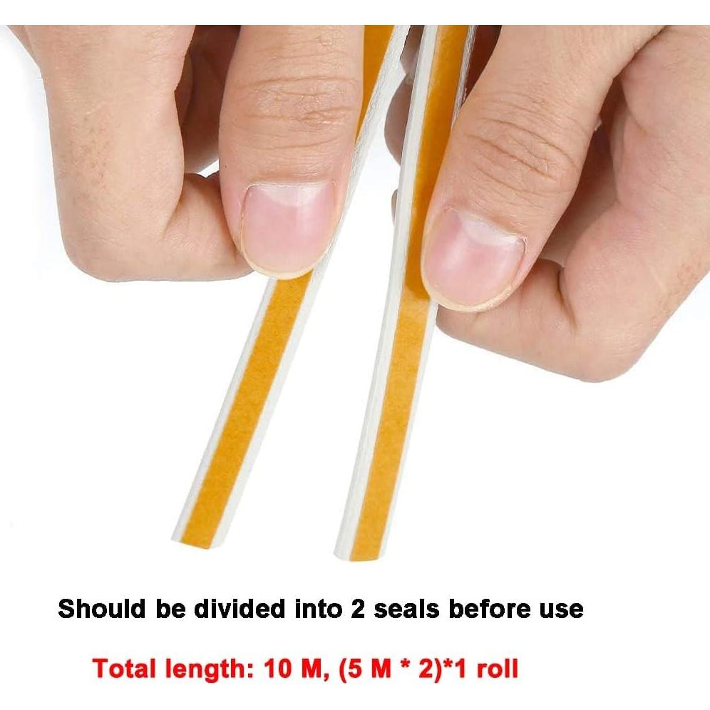 Cinta de Sellado Autoadhesiva UPSEN 10m Espuma D Blanca