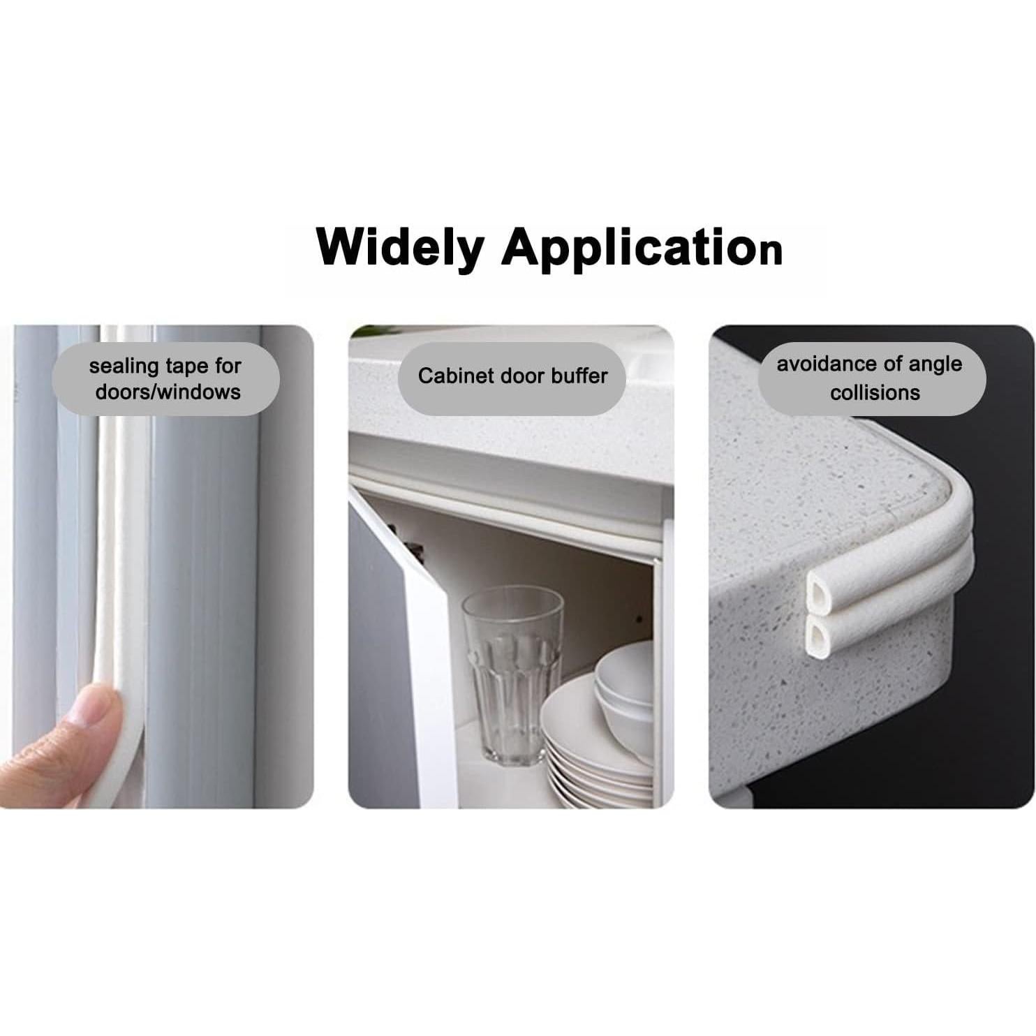 Cinta de Sellado Autoadhesiva UPSEN 10m Espuma D Blanca