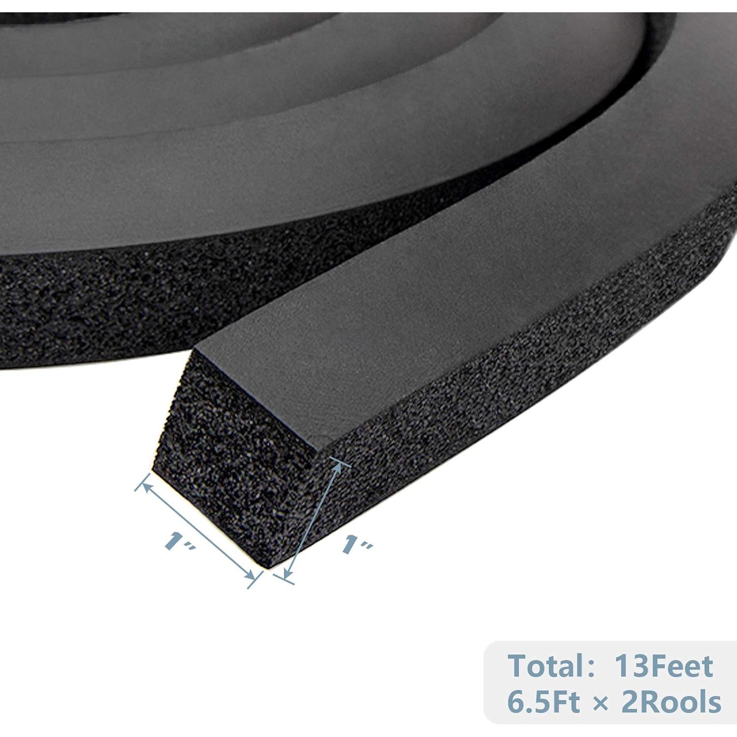 Tira de Sellado de Espuma CloudBuyer 13 pies 1x1 pulgada