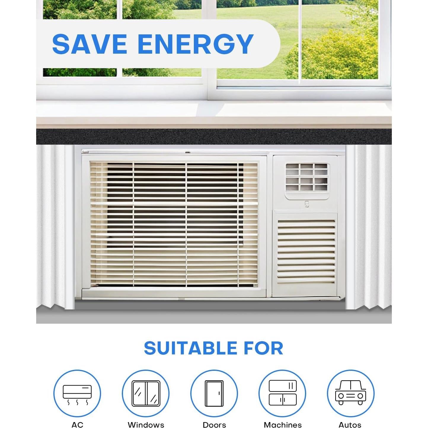 Cinta de Espuma Aislante Knightsacoustic 2 Rollos 3.96m