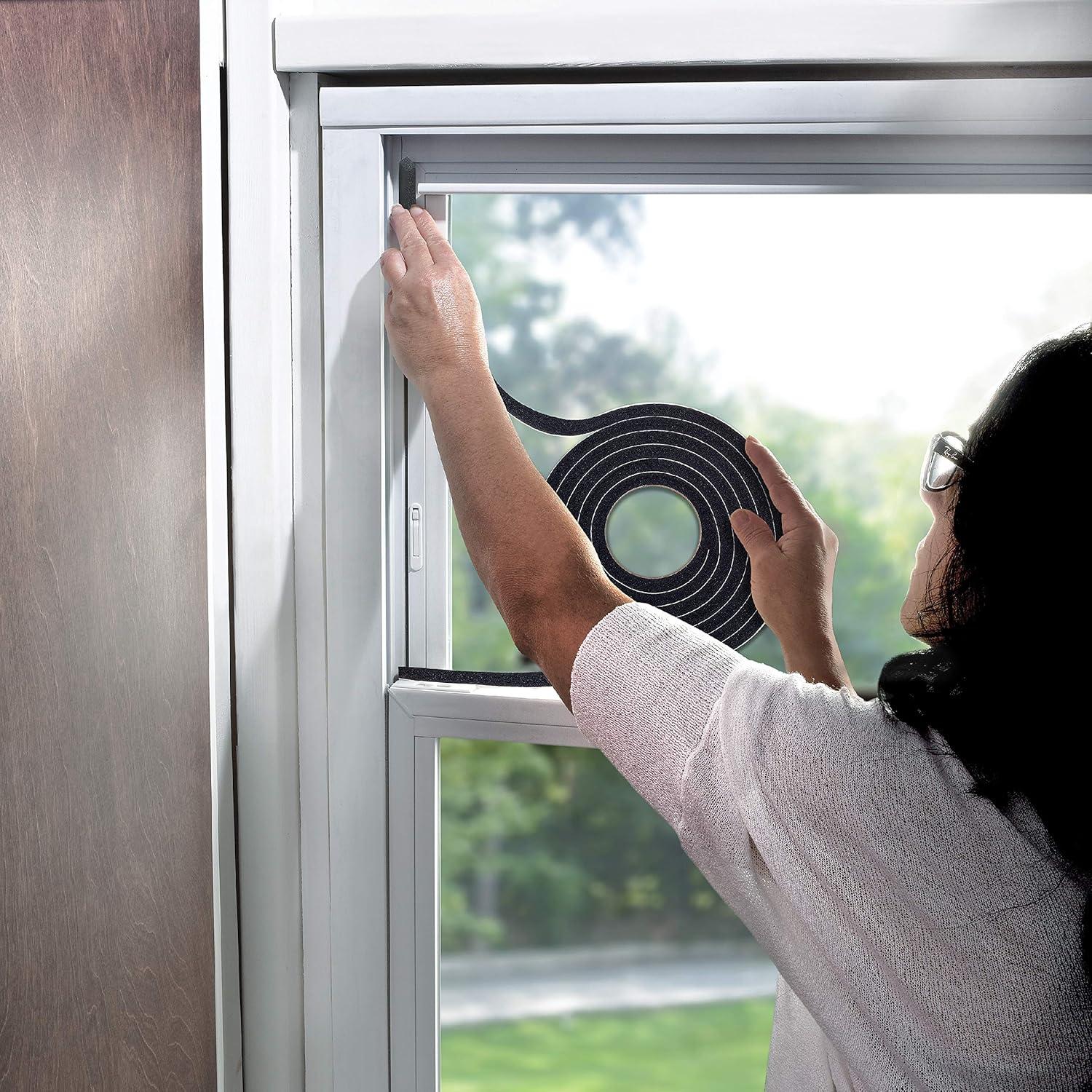 R538H Foam Tape, 3/8" W, 5/16" T, 10 ft L, Black