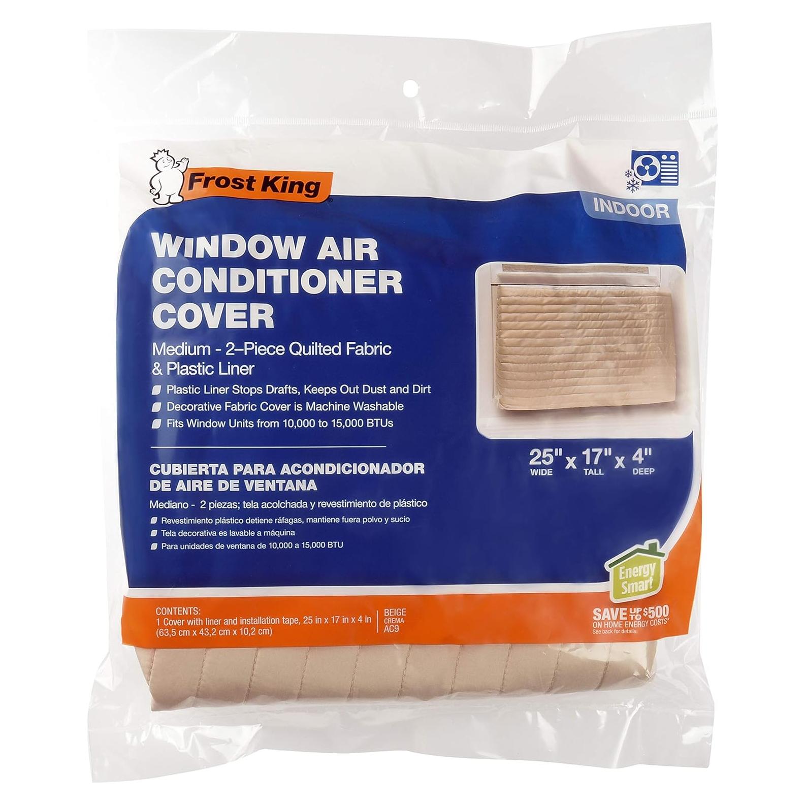 Funda Acolchada para Aire Acondicionado Frost King AC9H 63.5x43.2 cm Beige