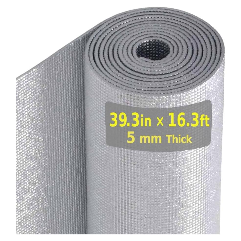 Aislamiento Térmico Japard 4.88m x 1m 5mm Aluminio Reflectante