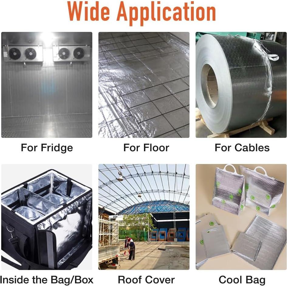 Aislamiento Térmico Japard 4.88m x 1m 5mm Aluminio Reflectante