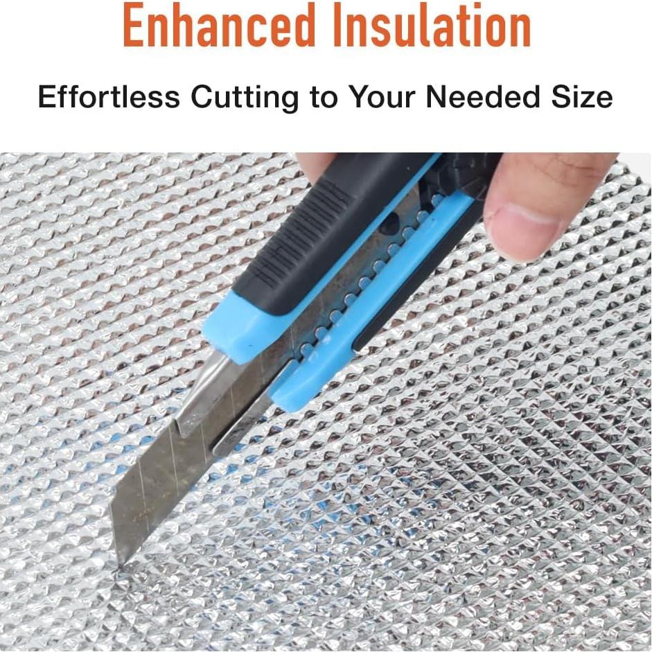 Aislamiento Térmico Japard 4.88m x 1m 5mm Aluminio Reflectante