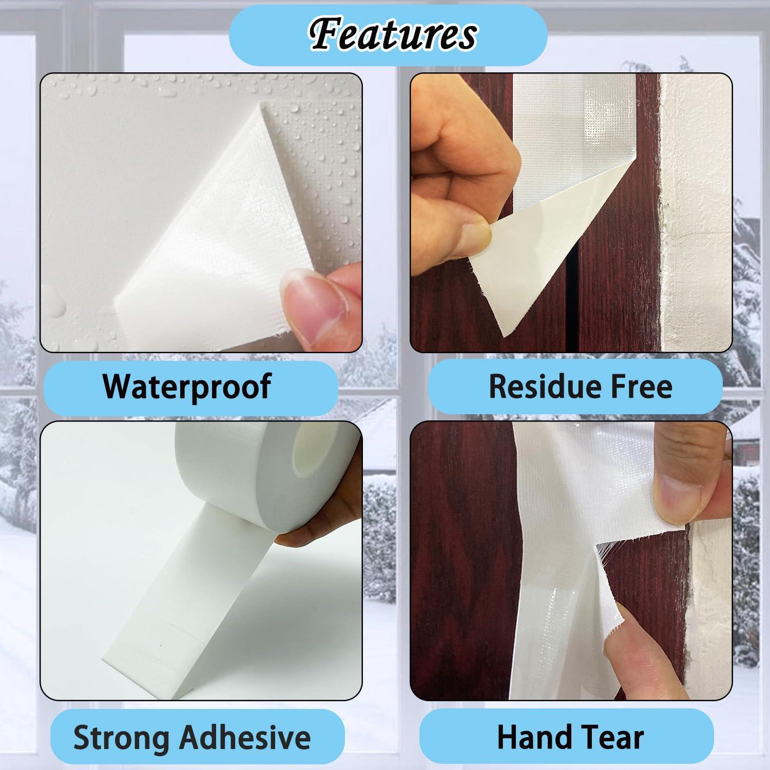 Cinta de Sellado KAIHENG 2" x 30.48m Aislamiento Ventanas