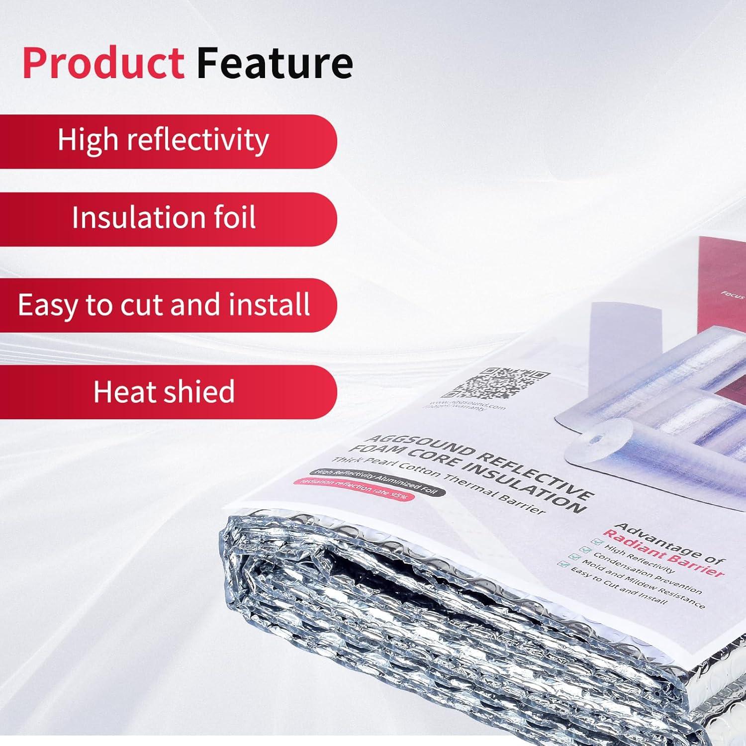 Hoja Aislante Reflectante AggSound 61 cm x 3.05 m 3 mm