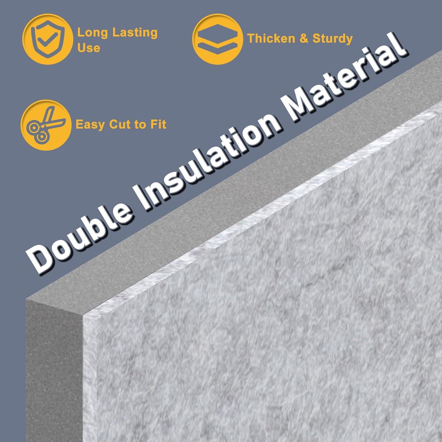 Paneles de Espuma Aislante Flamorrow para Ventana de Aire Acondicionado - 3 Piezas