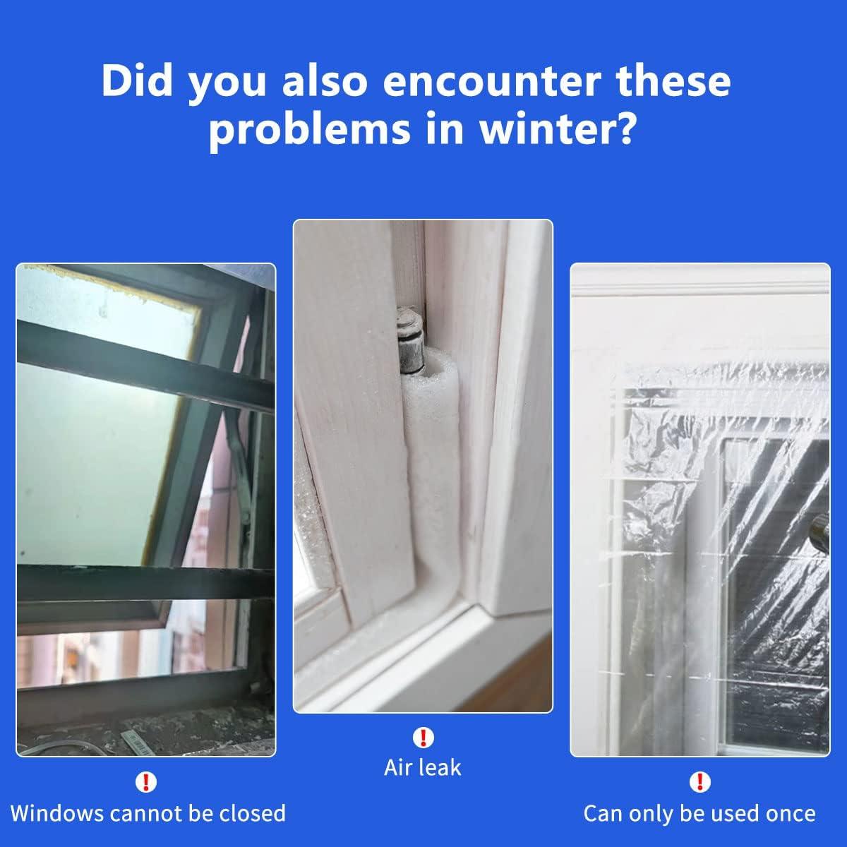 Kit de Aislamiento de Ventanas YYGCL 119.38x160 cm TPU Invierno