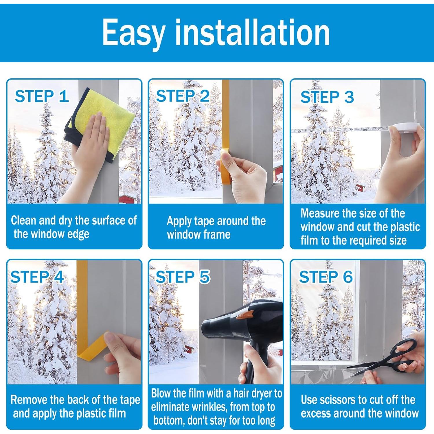 Kit de Aislamiento de Ventanas RGJ 160x1000 cm y 220x280 cm