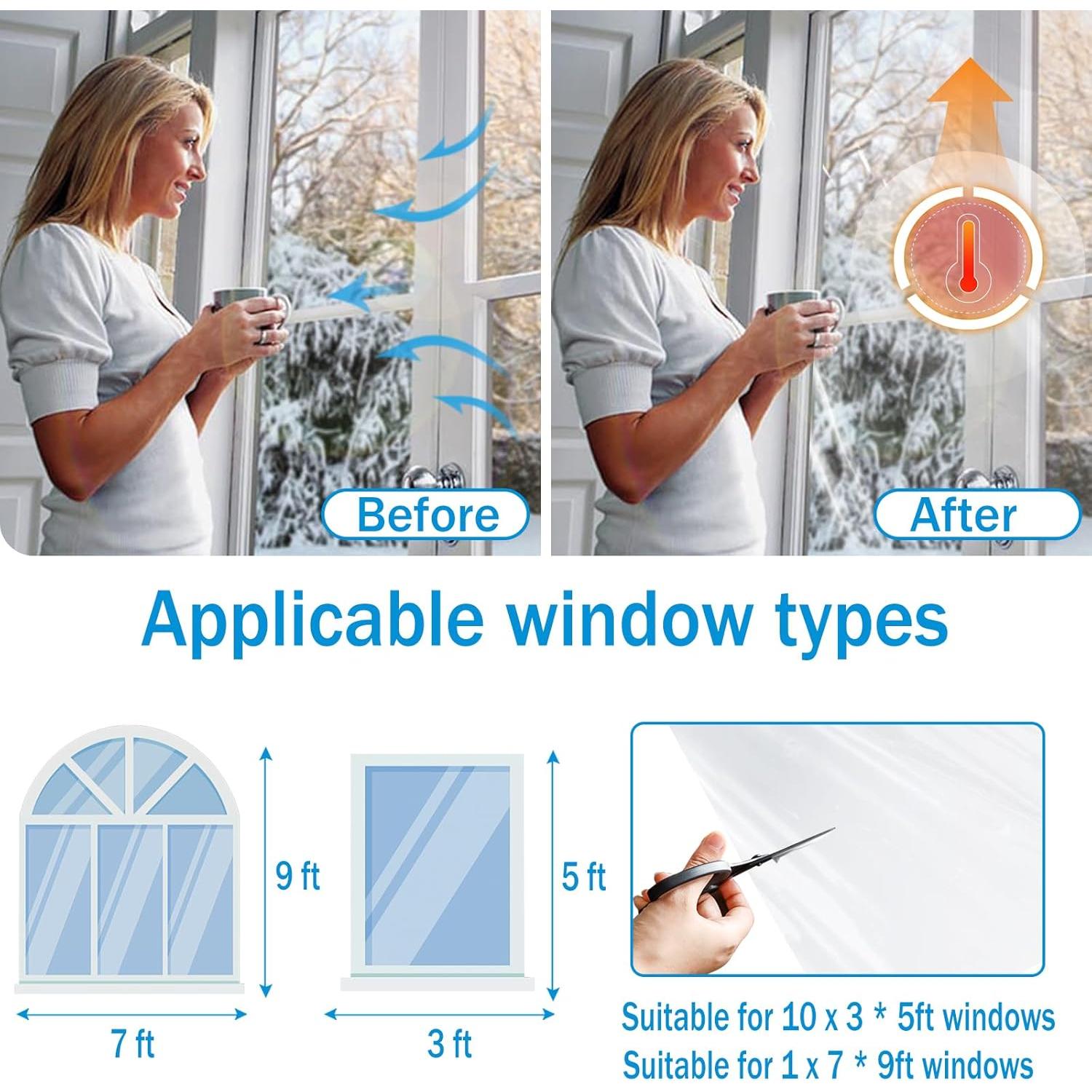 Kit de Aislamiento de Ventanas RGJ 160x1000 cm y 220x280 cm