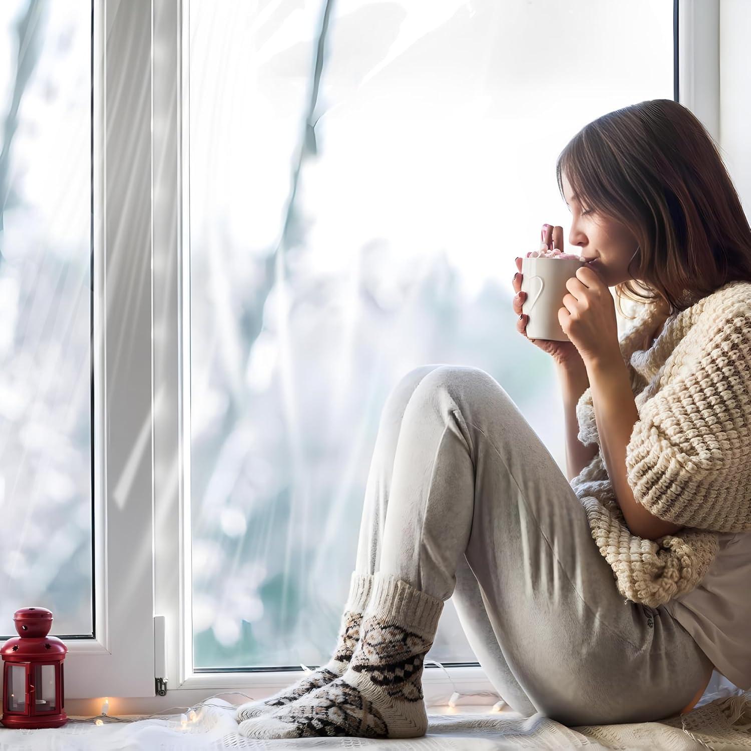 Kit de Aislamiento de Ventanas Maniaacer 120x160 cm Plástico