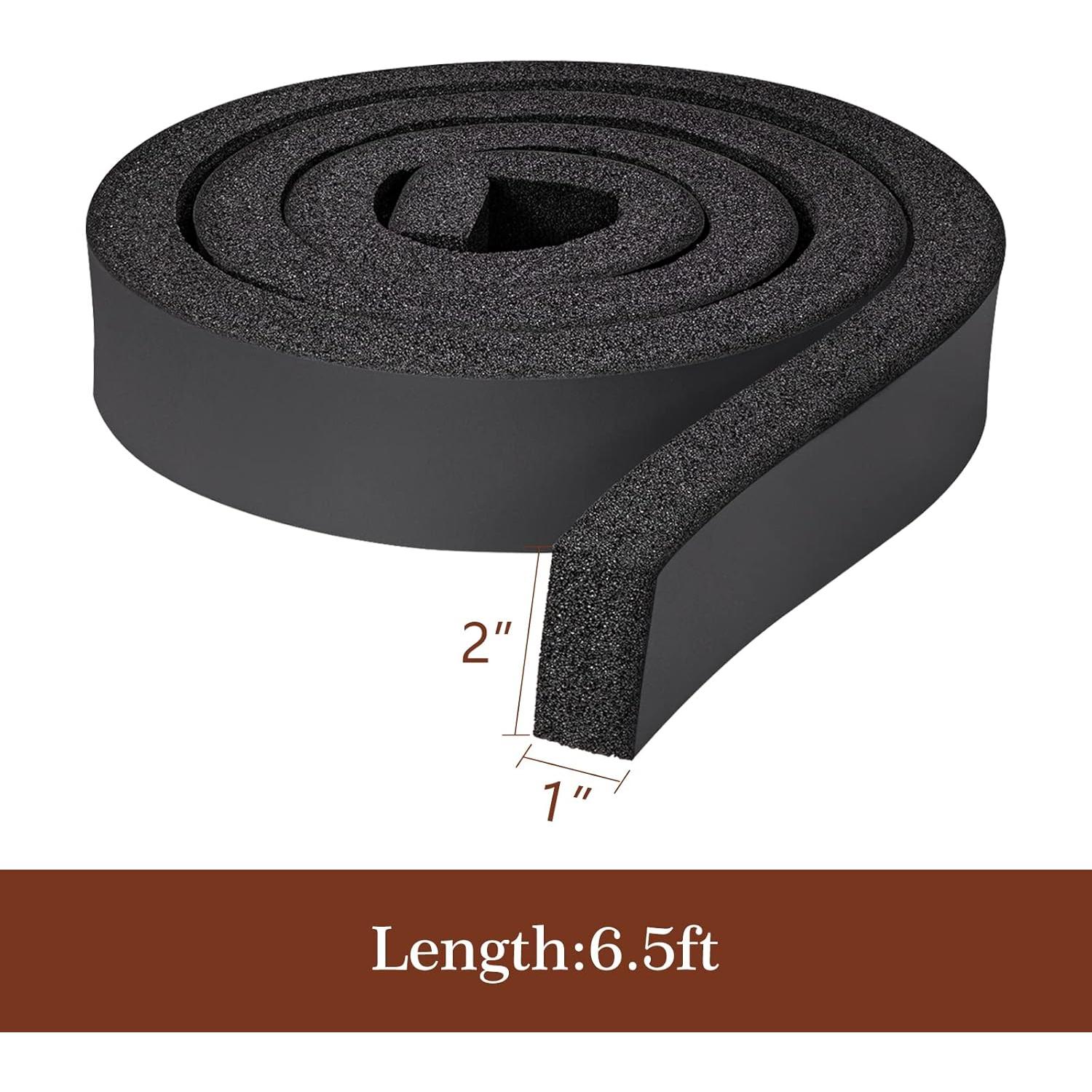 Tira de Aislamiento de Espuma Yotache 1.98m No Adhesiva 5.08cm x 2.54cm