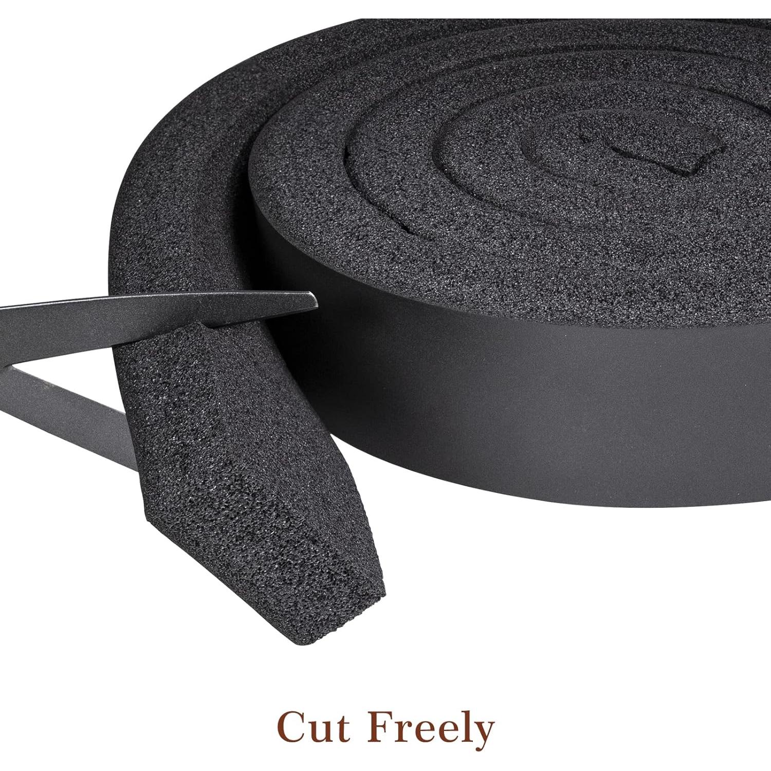 Tira de Aislamiento de Espuma Yotache 1.98m No Adhesiva 5.08cm x 2.54cm