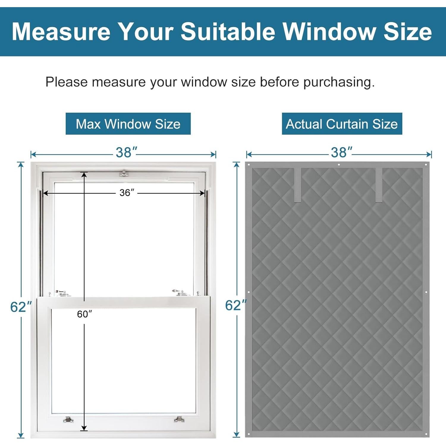 Kit Aislante de Ventanas Augblinds 91x152 cm Gris Térmico