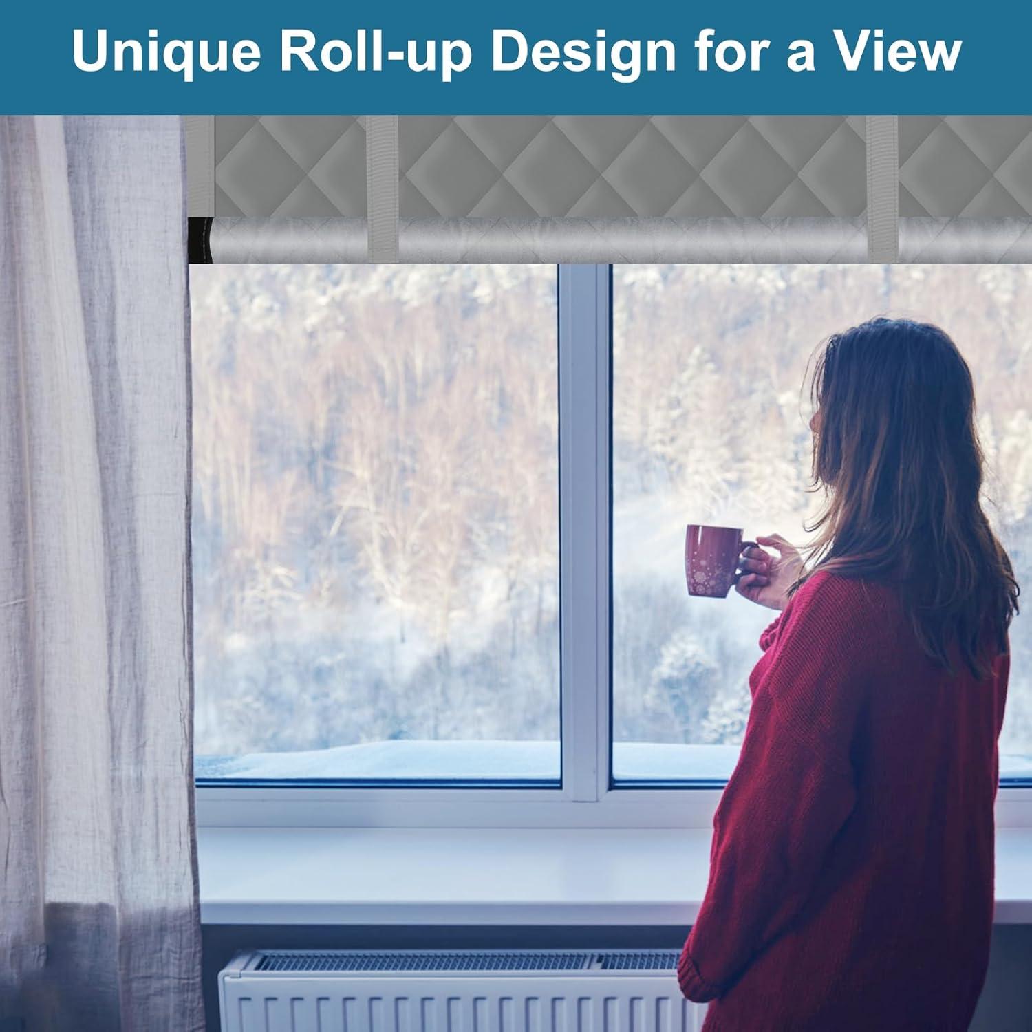 Kit Aislante de Ventanas Augblinds 91x152 cm Gris Térmico