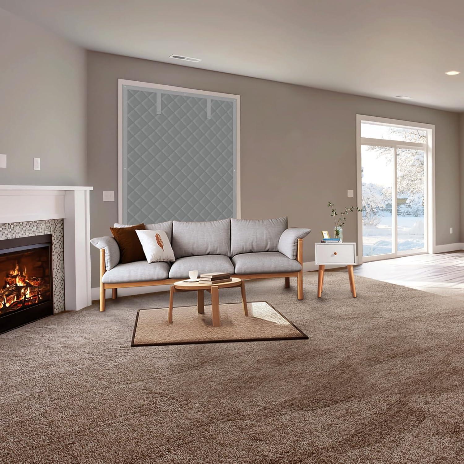 Kit Aislante de Ventanas Augblinds 91x152 cm Gris Térmico