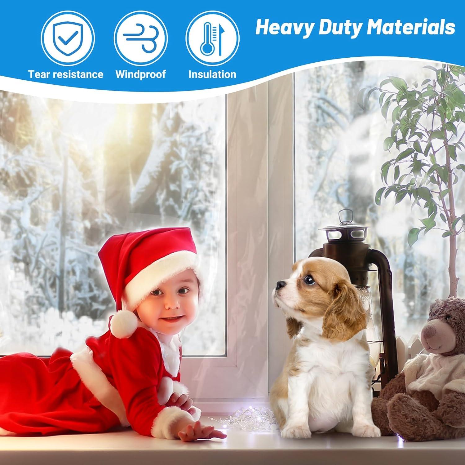 Kit Aislamiento Ventana HolyMaji 4 Piezas 119.38x160 cm