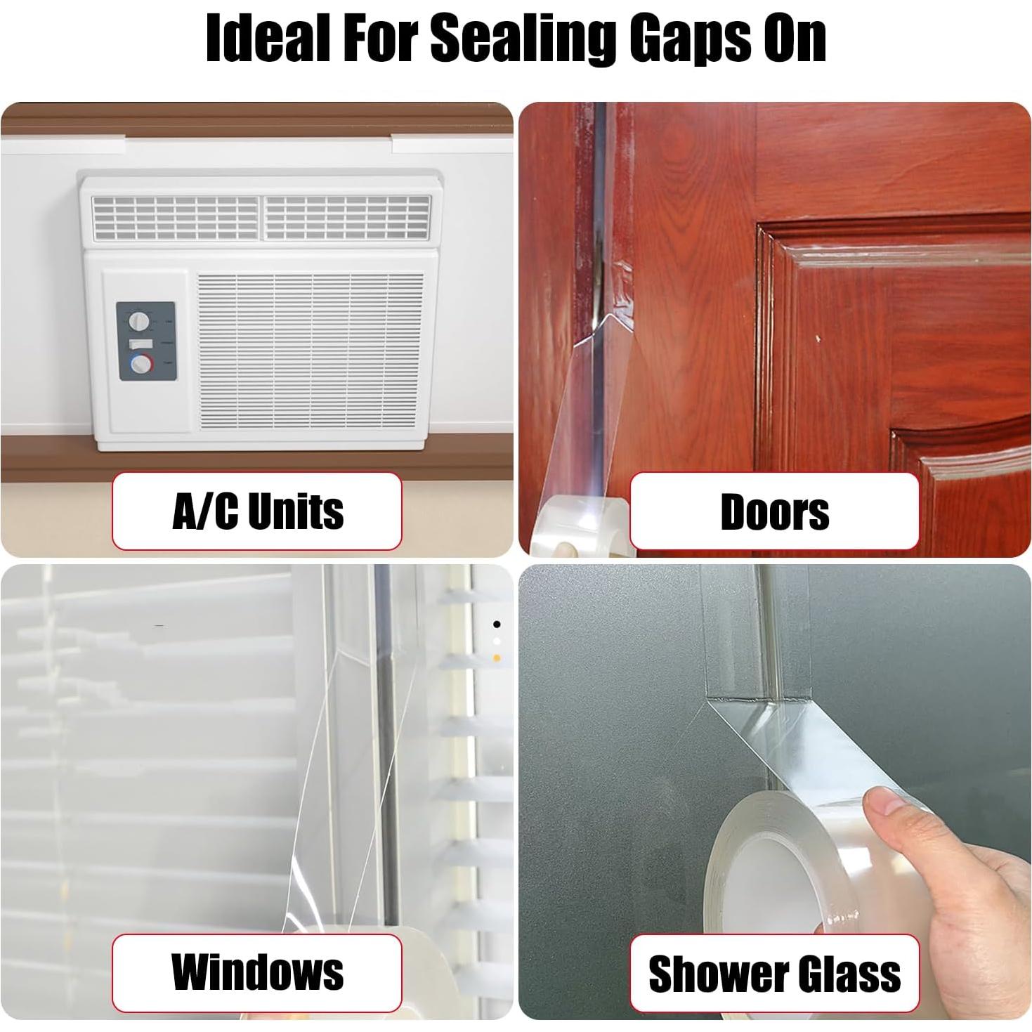 Cinta de Sellado Transparente Noabaco 5 cm x 10 m Sin Residuo