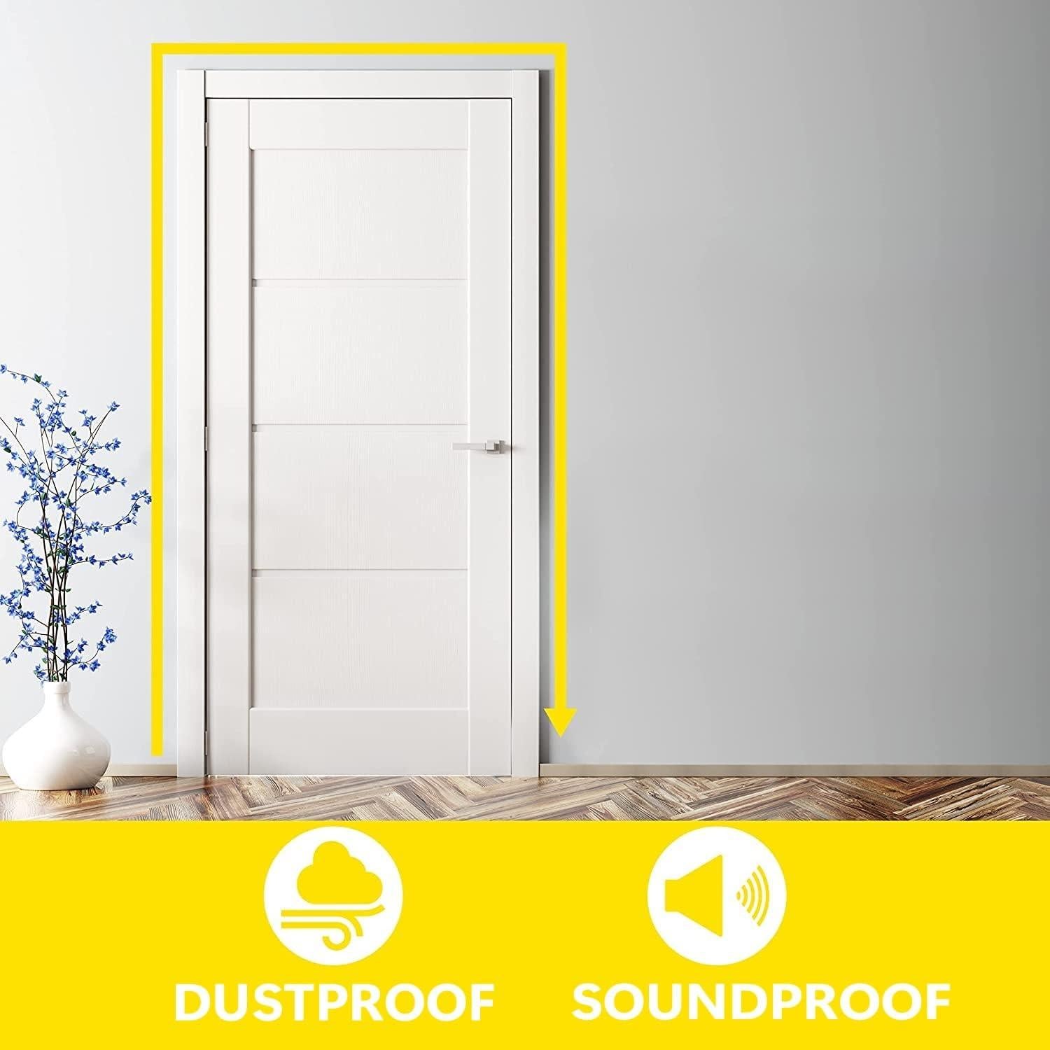 Burlete Adhesivo Blosy 3 Rollos 4.88m Espuma Aislante Blanco