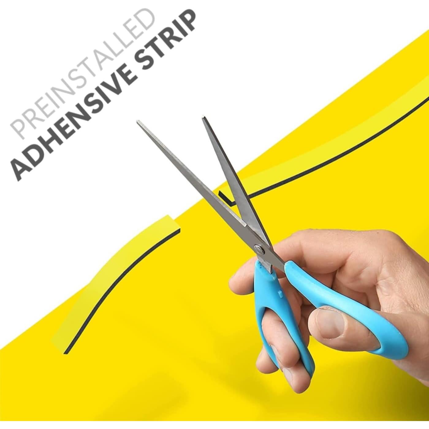 Burlete Adhesivo Blosy 3 Rollos 4.88m Espuma Aislante Blanco