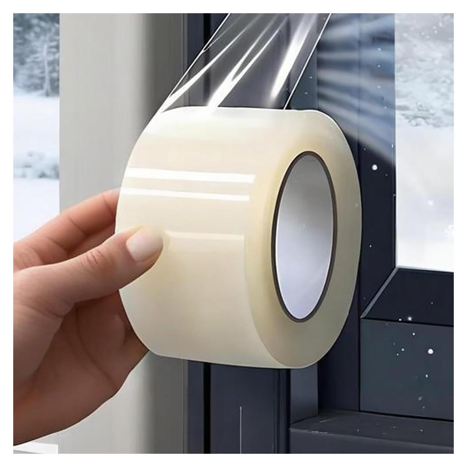 Cinta de Sellado de Ventanas Dstorelhp 5cm x 80m Transparente