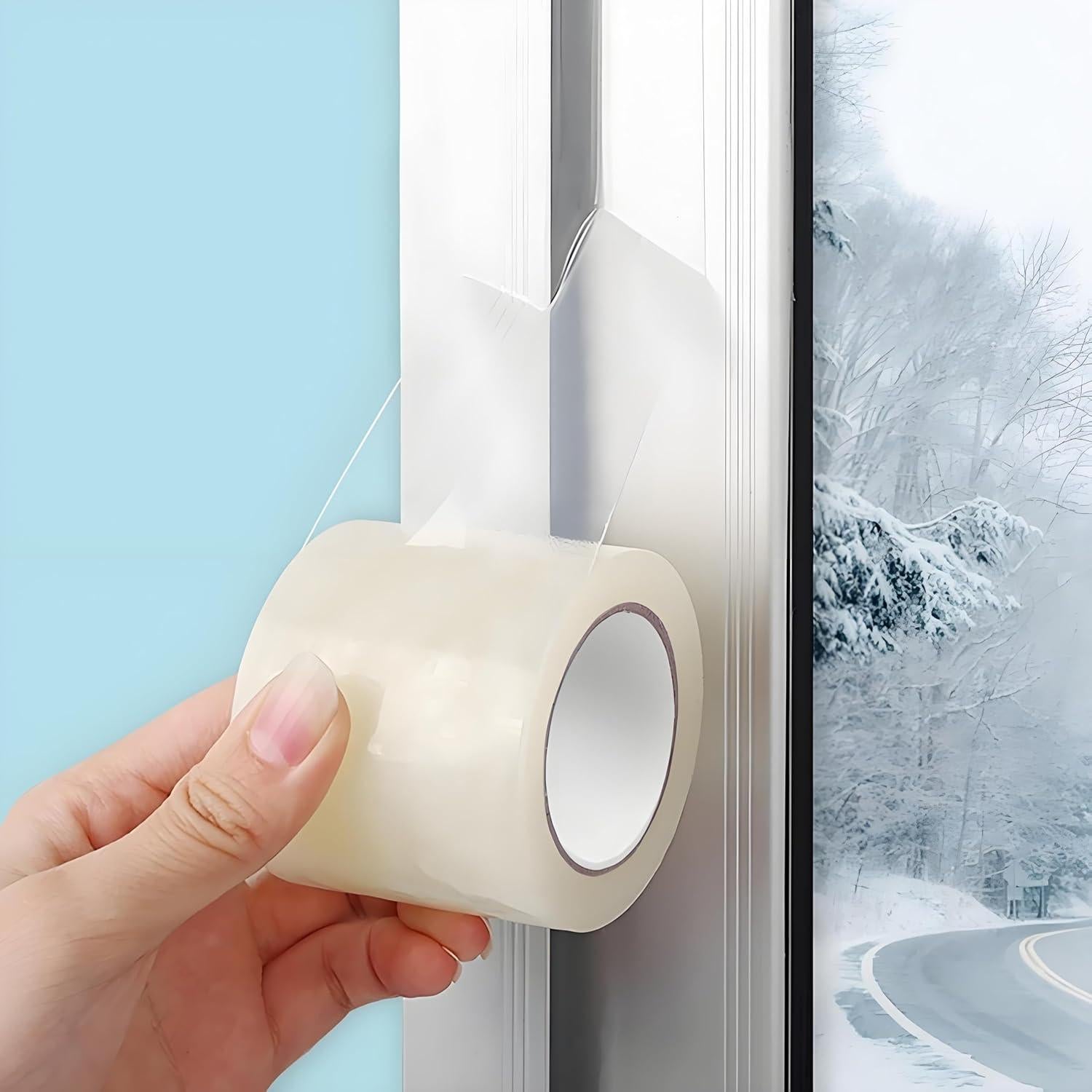 Cinta de Sellado de Ventanas Dstorelhp 5cm x 80m Transparente