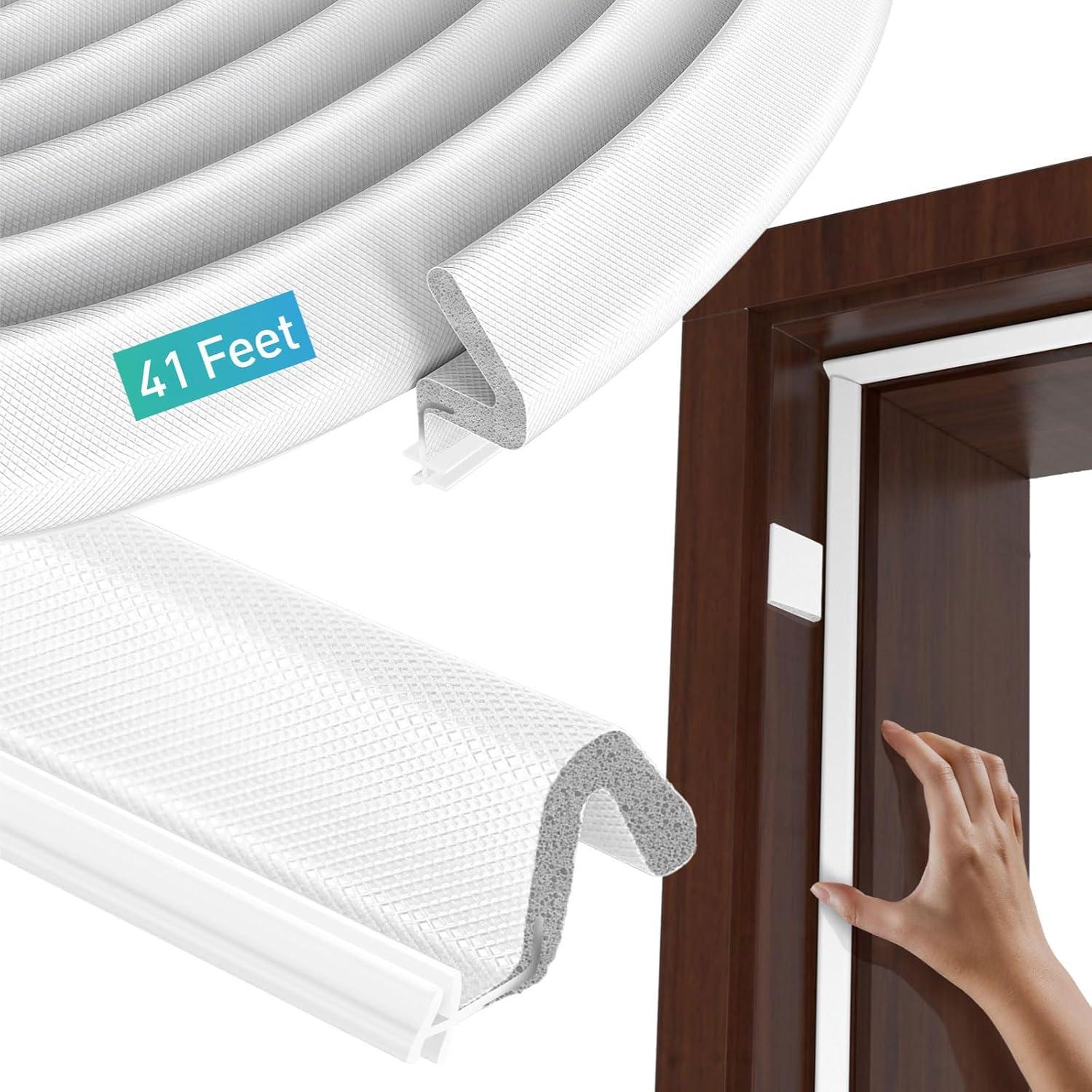 Sello de Puerta FCSOTSPS 12.5m Burlete Blanco a Prueba de Sonido