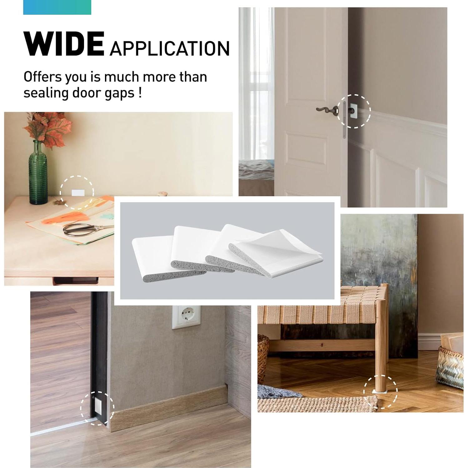 Sello de Puerta FCSOTSPS 12.5m Burlete Blanco a Prueba de Sonido