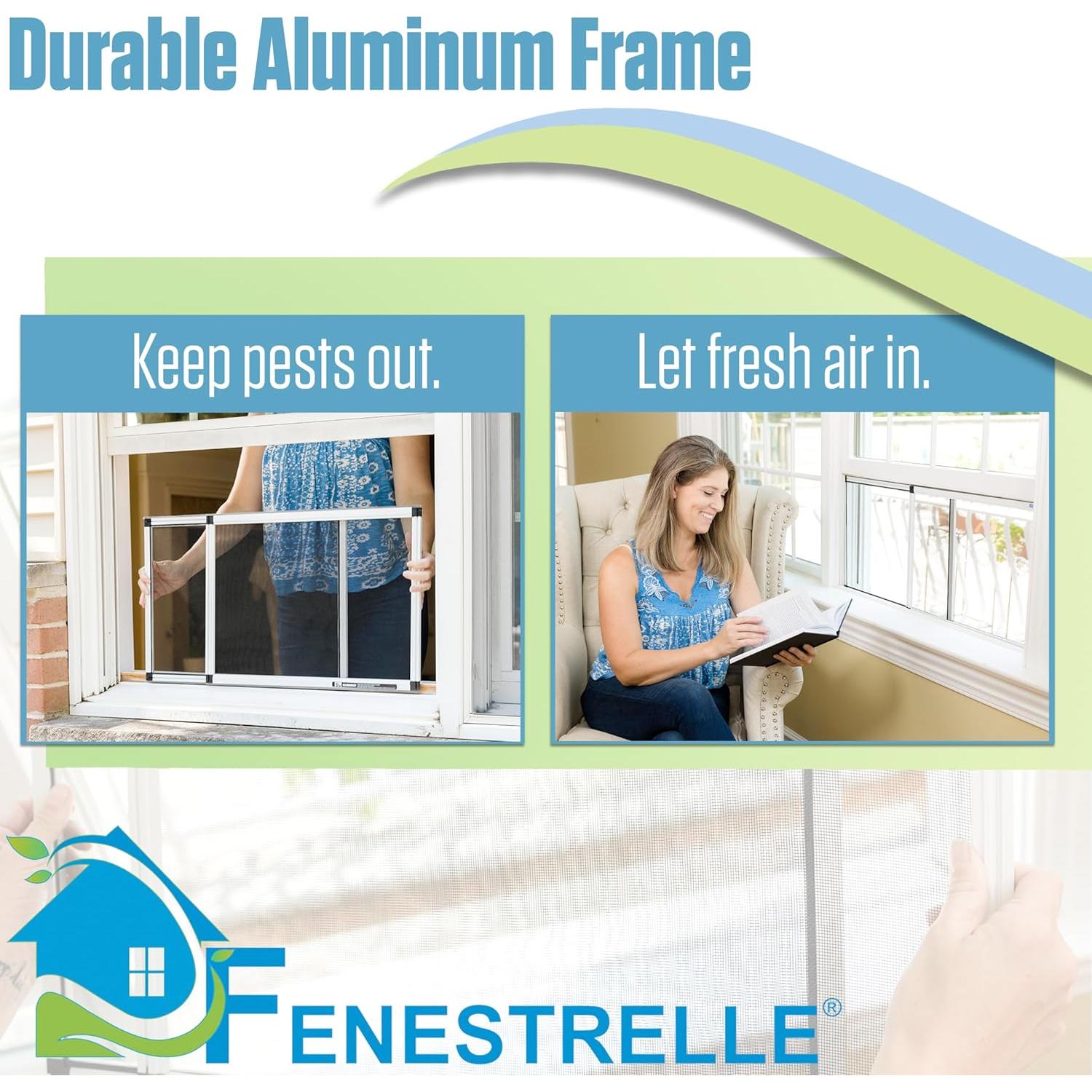 Pantalla de Ventana Expandible Fenestrelle 10 Unidades 25.4x91.4 cm