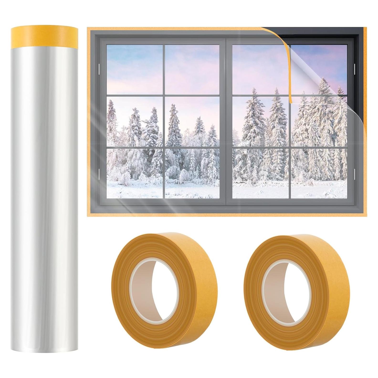 Kit Aislamiento Ventanas UJG 63x197 cm con Cinta Doble Cara