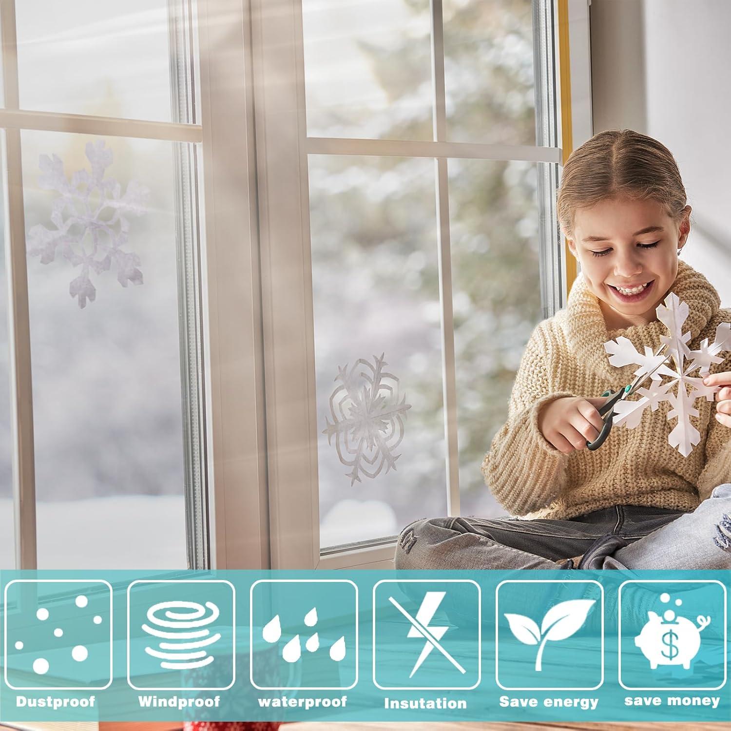 Kit Aislamiento Ventanas UJG 63x197 cm con Cinta Doble Cara