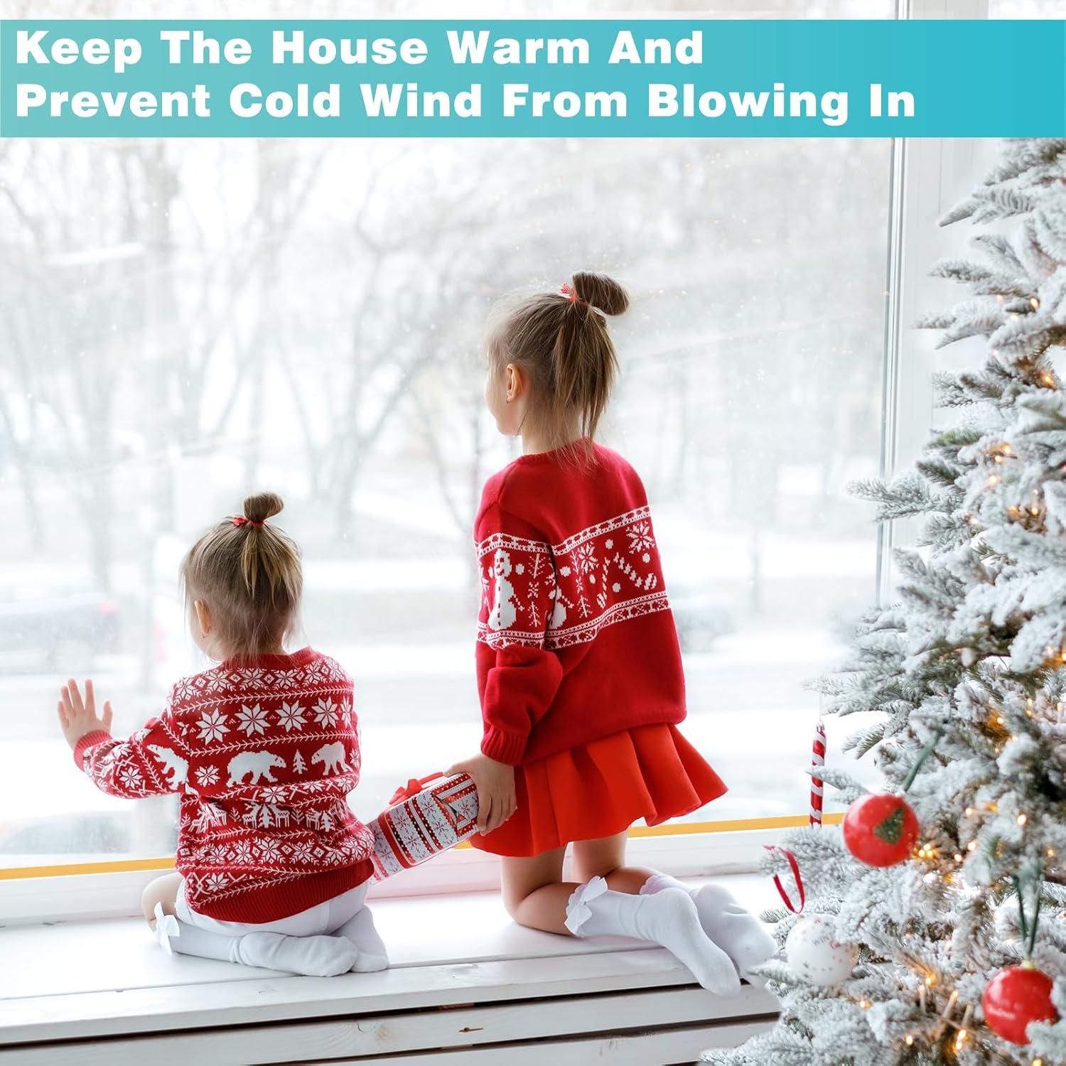 Kit Aislamiento Ventanas UJG 63x197 cm con Cinta Doble Cara