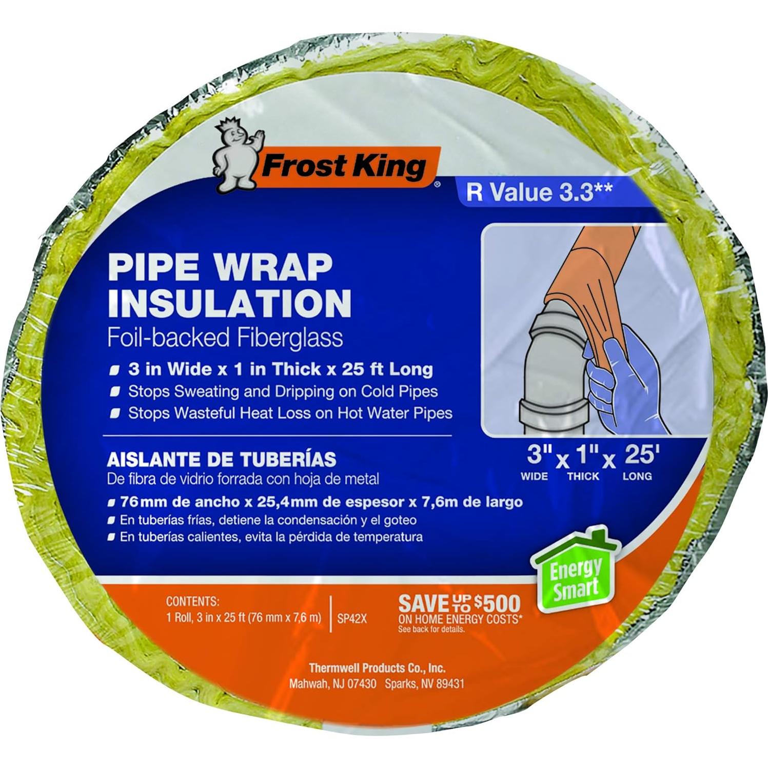 Kit de Aislamiento de Tuberías Frost King 3" x 1/2" x 7.62m
