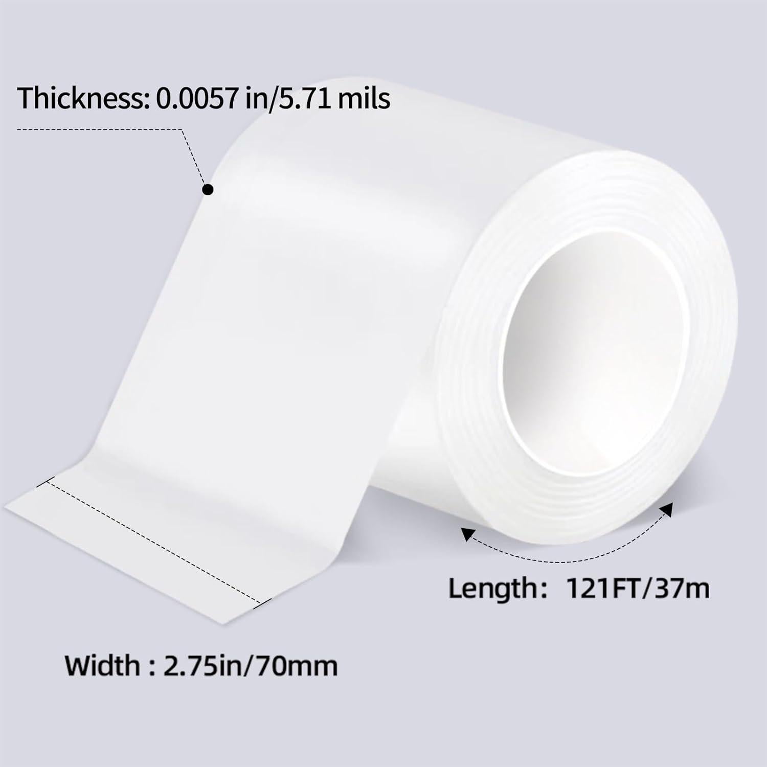 Cinta de Sellado Aislante KAIYUER 36.88m Blanco para Ventanas