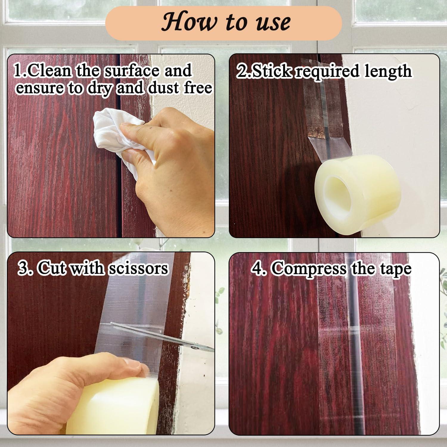 Cinta de Sellado KAIHENG 5 cm x 21 m para Ventanas y Puertas