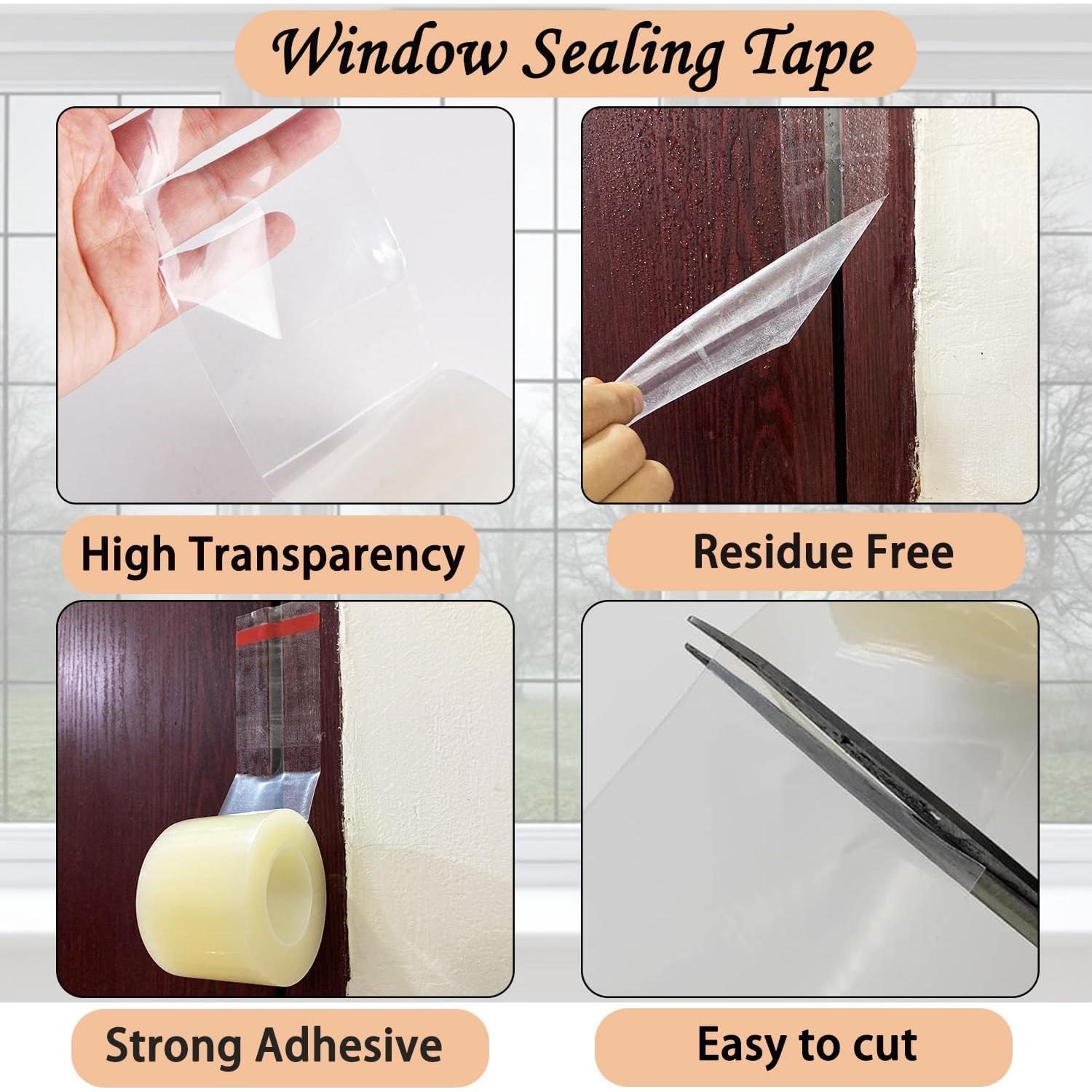 Cinta de Sellado KAIHENG 5 cm x 21 m para Ventanas y Puertas