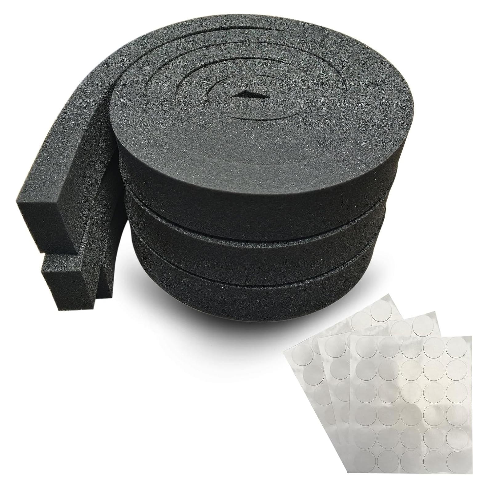 3 Rollos Cinta de Aislamiento de Espuma AKLVBL 5.08cm x 1.98m