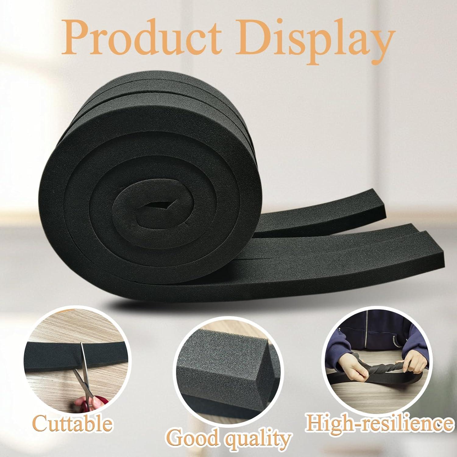 3 Rollos Cinta de Aislamiento de Espuma AKLVBL 5.08cm x 1.98m