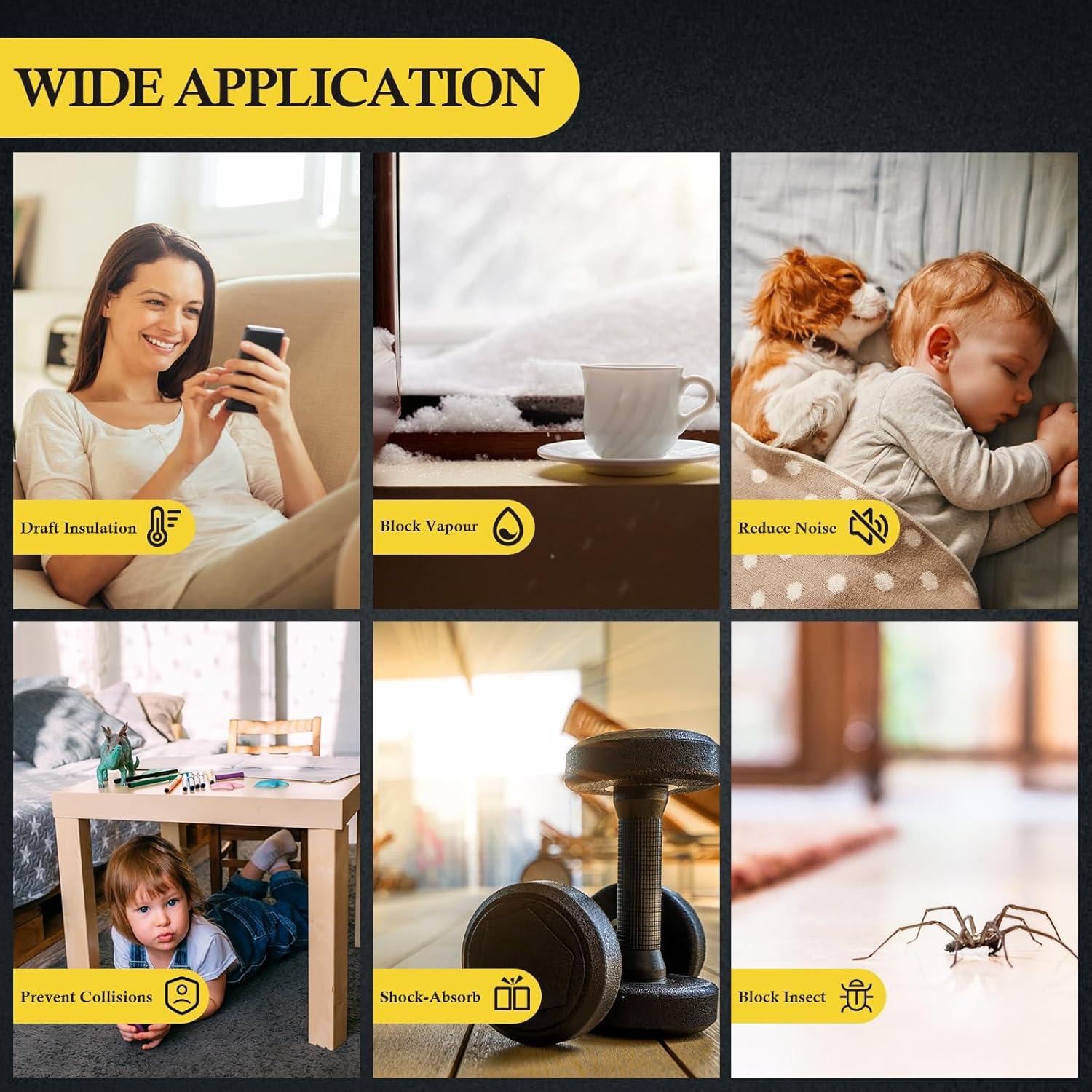 Sello de Puerta Aislante fowong 1.27 cm x 0.64 cm 26 Pies