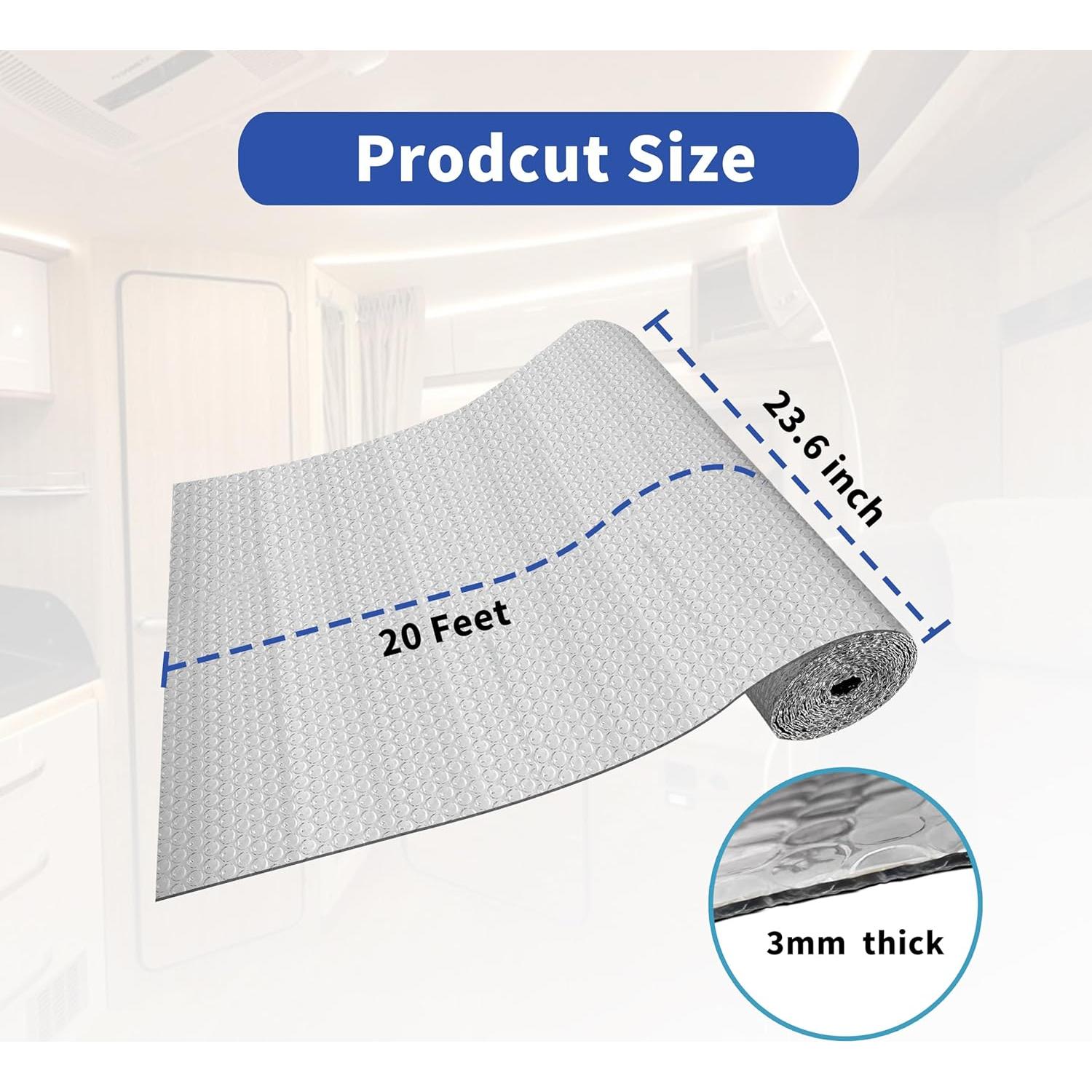 Aislamiento Reflectante Toldear 60cm x 3.05m para Ventanas