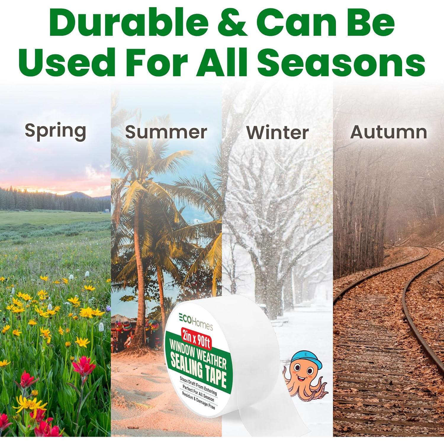 Cinta de Sellado para Ventanas ECOHomes 5.08 cm x 27.43 m