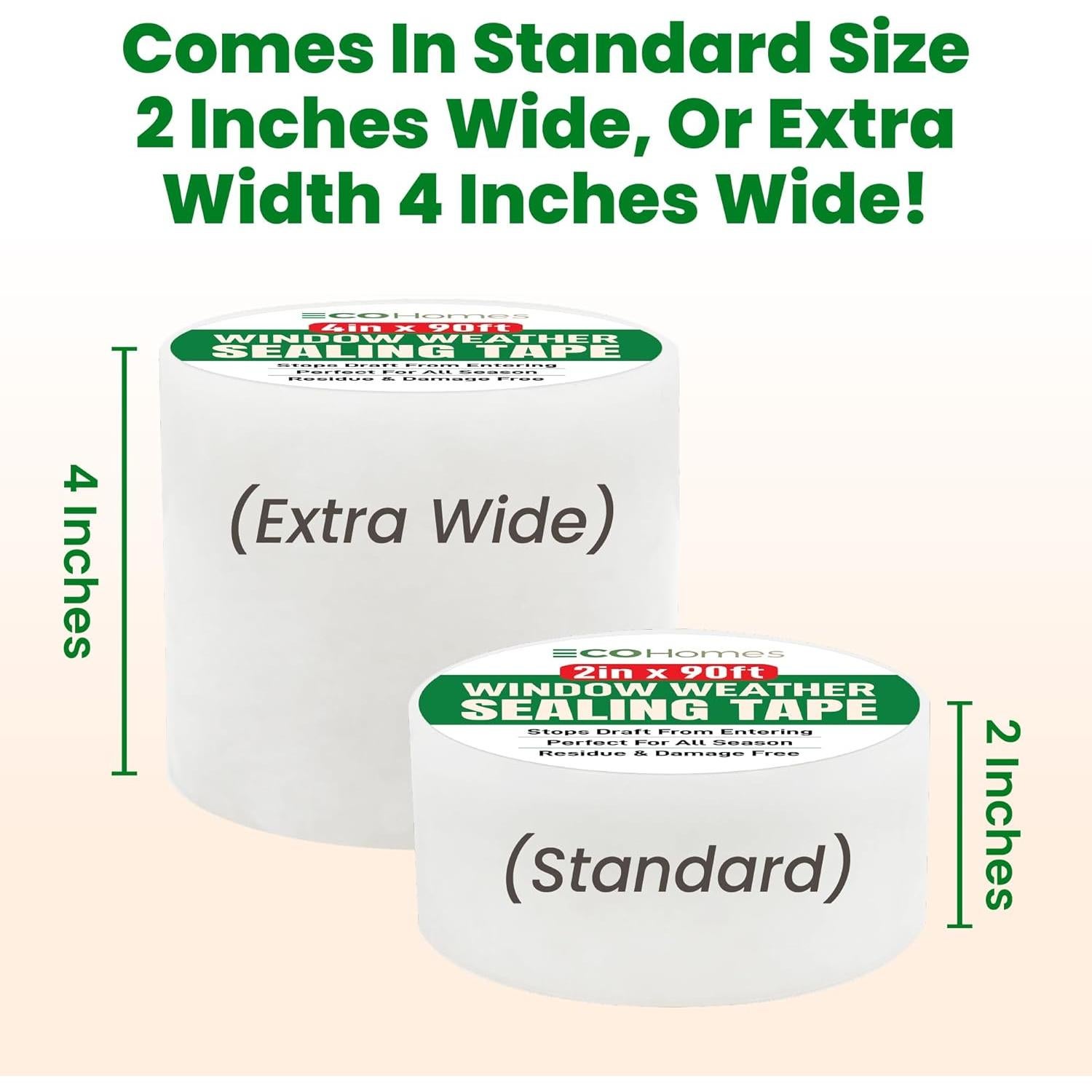 Cinta de Sellado para Ventanas ECOHomes 5.08 cm x 27.43 m